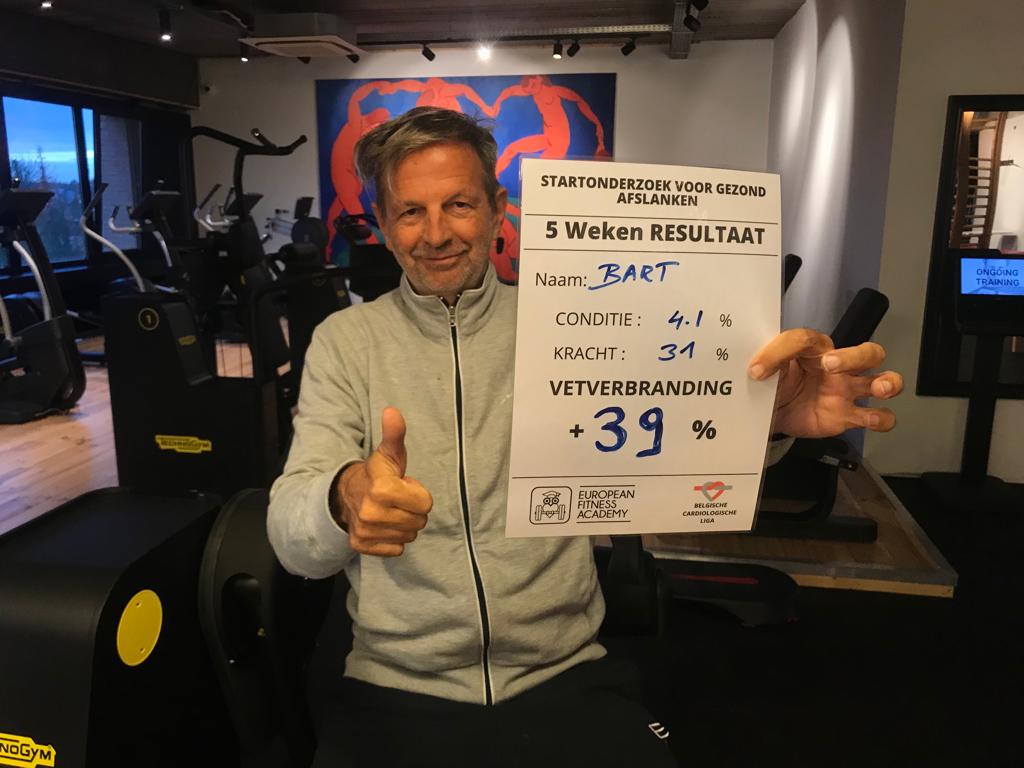 Zaventem - 5 weken resultaat vetverbranding Bart